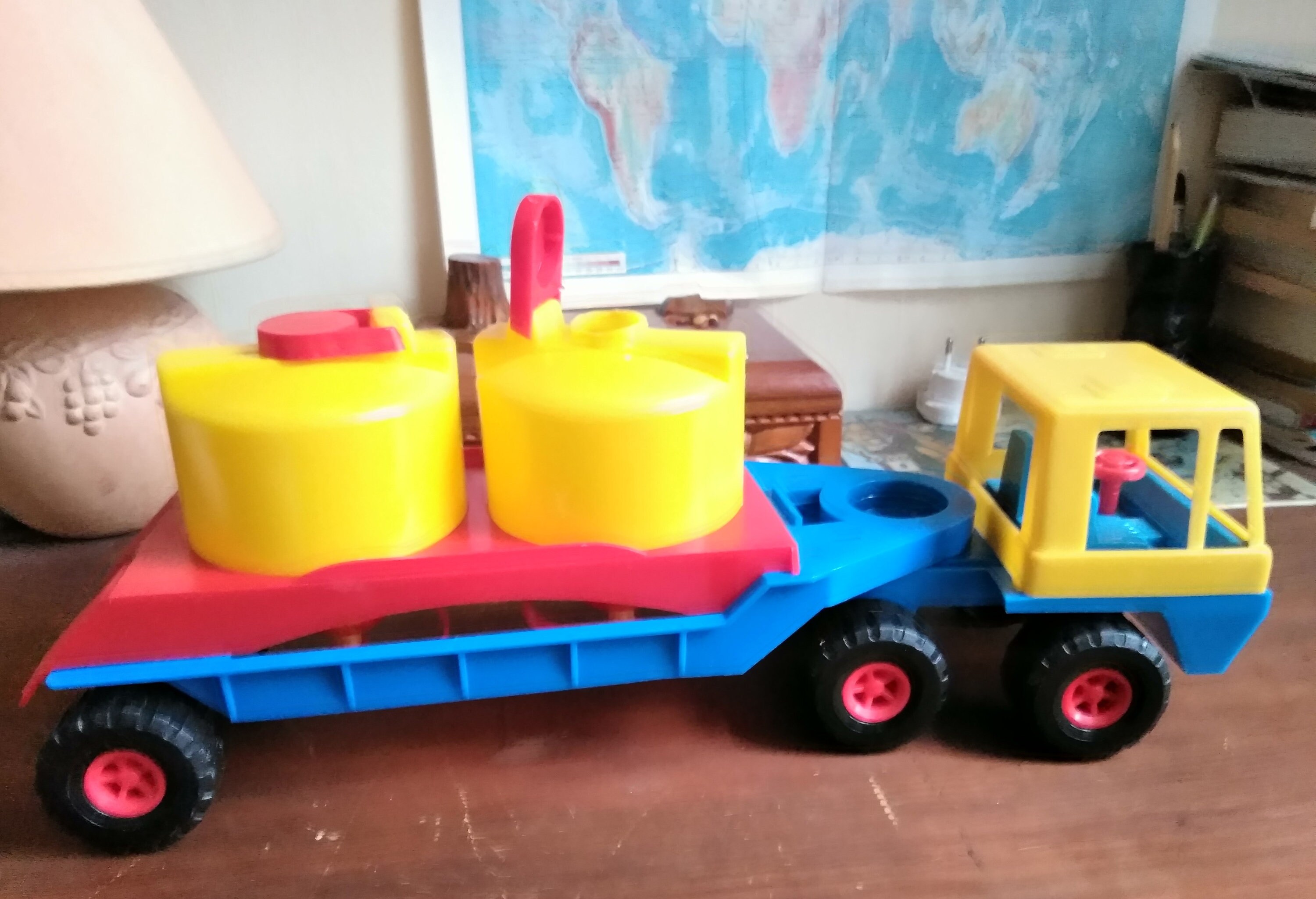 large plastic toy car