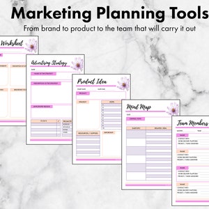 Small Business Planner Bundle 28 Different Forms Business Printable Home Business Planner Printable image 7