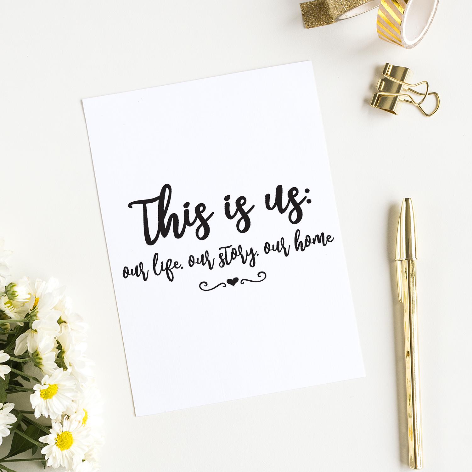 This is Us Printable Sign: Family Home Decor (digital Download) - Etsy