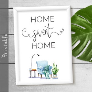 Home Sweet Home Printable Wall Art