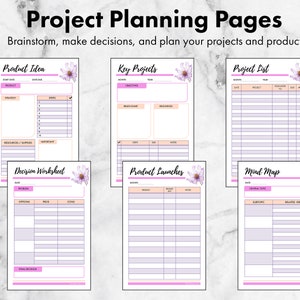 Small Business Planner Bundle 28 Different Forms Business Printable Home Business Planner Printable image 5