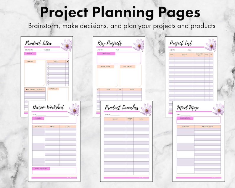 Small Business Planner Bundle 28 Different Forms Business Printable Home Business Planner Printable image 5