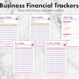 Small Business Planner Bundle 28 Different Forms Business Printable Home Business Planner Printable image 6