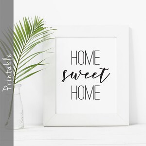 Home Sweet Home Printable Wall Art