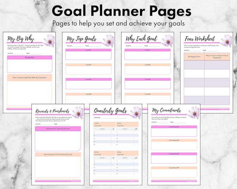 Small Business Planner Bundle 28 Different Forms Business Printable Home Business Planner Printable image 3