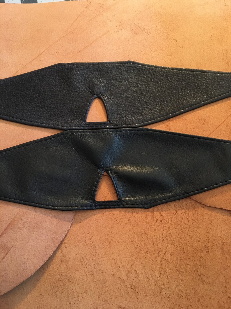 Deerskin Leather Sleep Mask / Blindfold Etsy