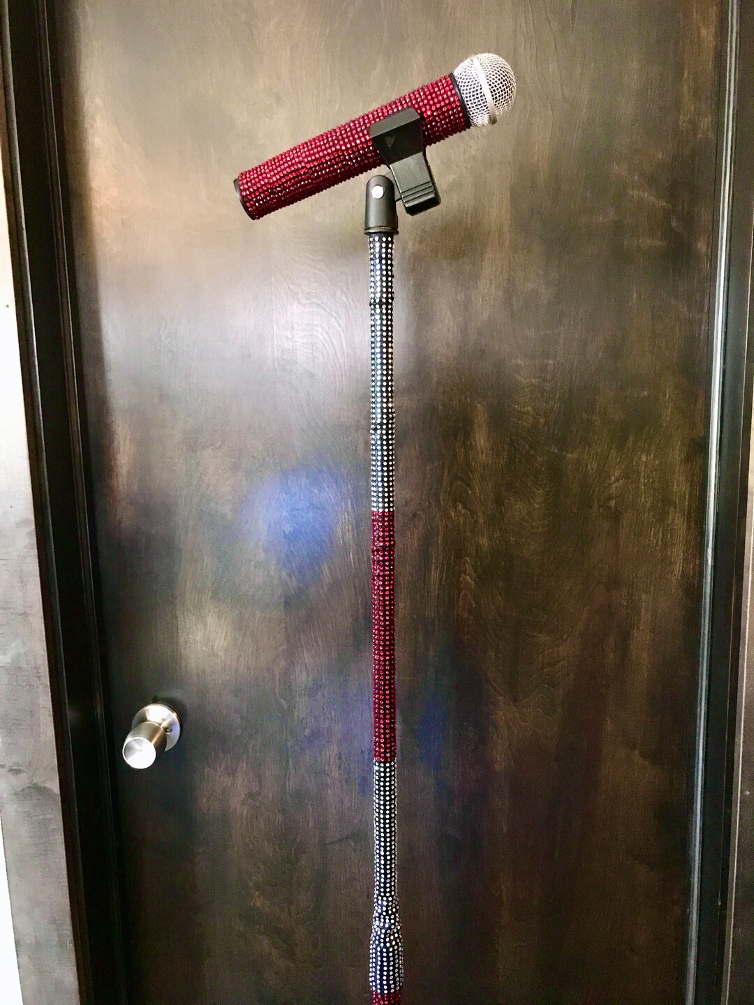 Rhinestone Striped Mic Microphone Stand Sleeve Cover LGBTQ Etsy