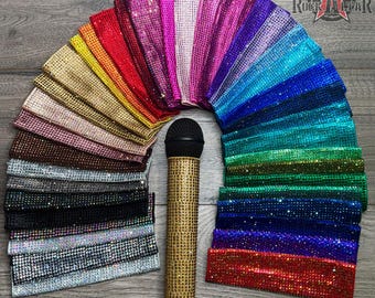 Neues aktualisiertes Design für 2026! Einfarbige Strass-Mikrofonie für schnurgebundene und kabellose Mikrofone