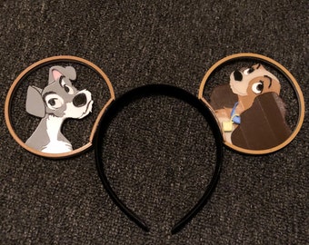 Lady and the Tramp 3D Printed Mouse Ears