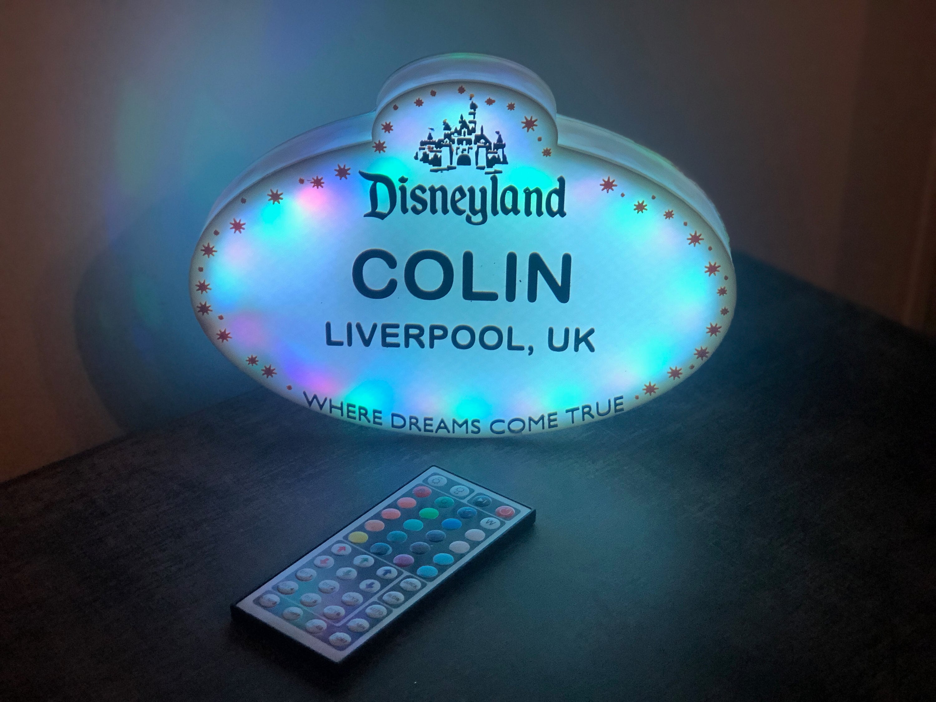 Custom Large 3d Printed Disney Cast Member Name Decoration Etsy