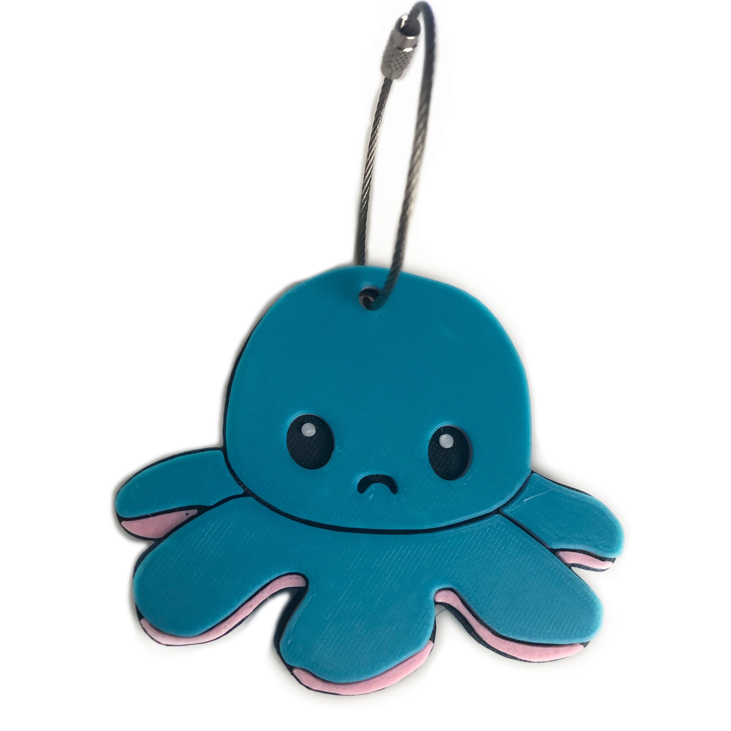 mood changing octopus keyring