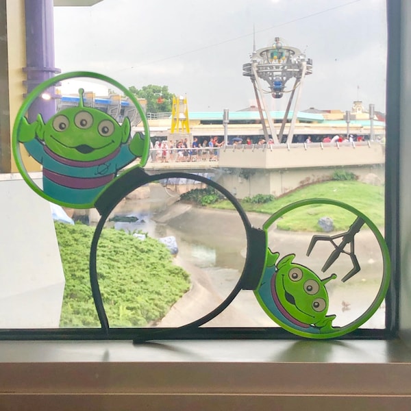 3D Bedruckte kleine grüne Männer Mausohren