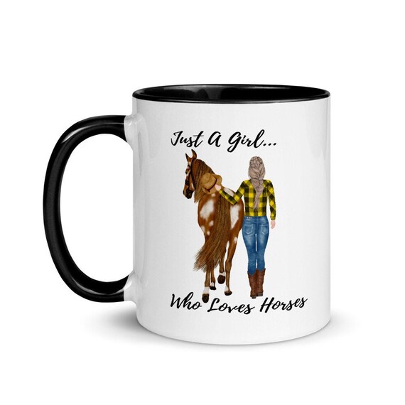 Amazon.com - Funny Horse Mug - Horses Make Me Happy - Equestrian Gift: Coffee Cups & Mugs