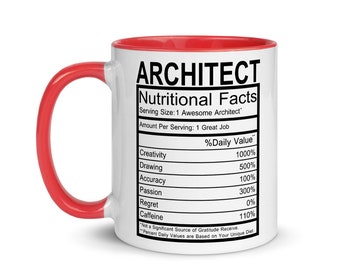 Badass architect mug - Funny student of Architecture gifts for architects