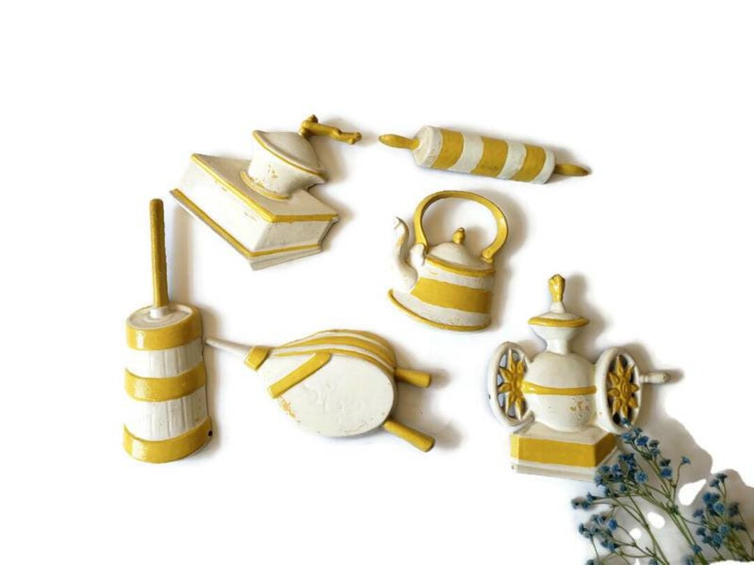 6 Piece Sexton Cast Aluminum Kitchen Wall Decor/ Vintage Kitchen Tools