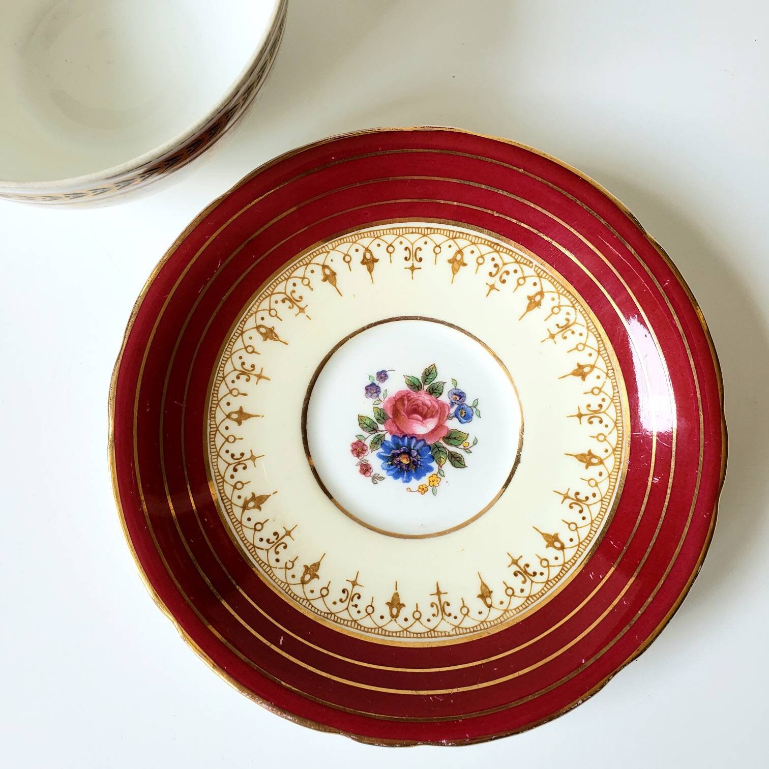 Aynsley Bone China Dorchester Tea Cup and Saucer/ 7499
