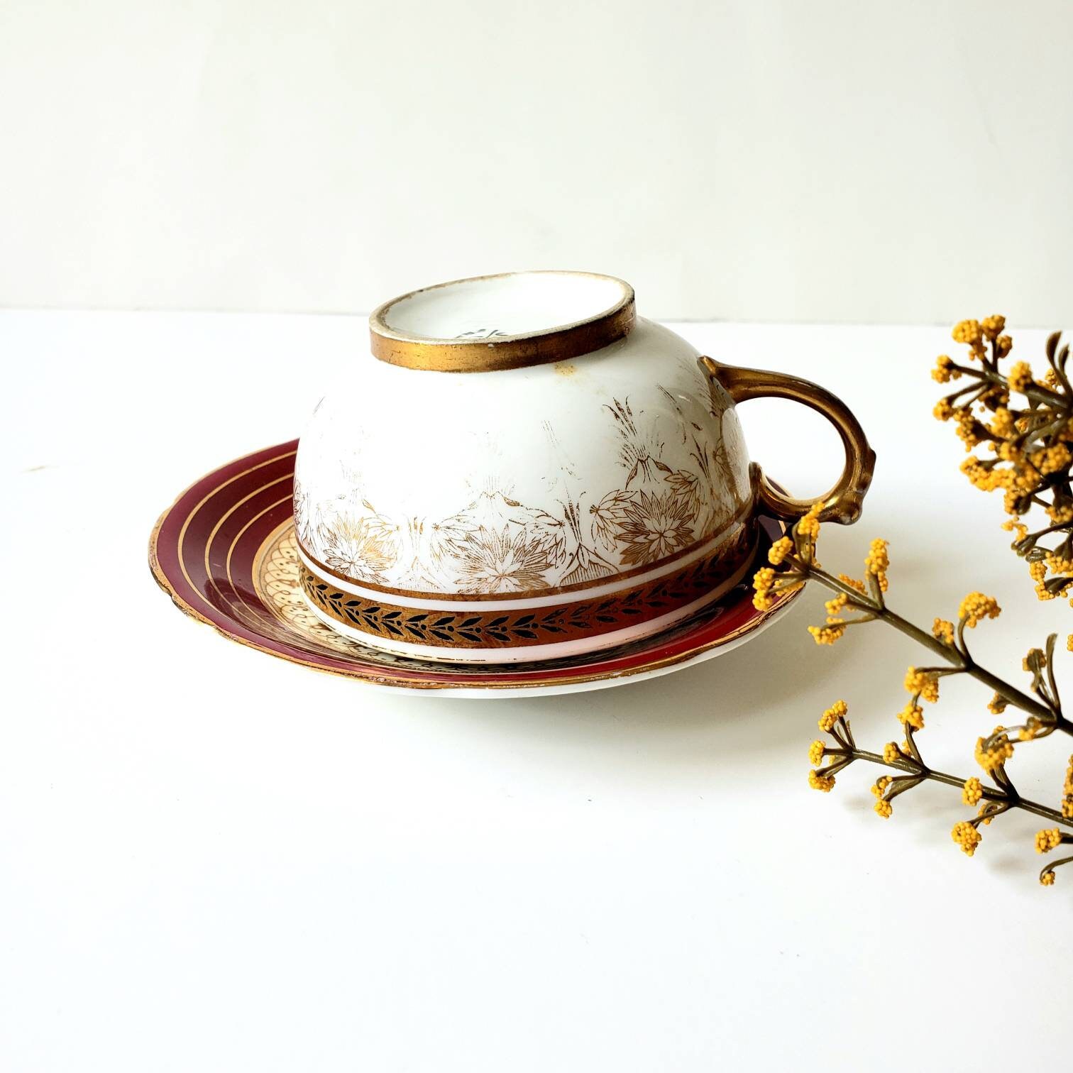 Aynsley Bone China Dorchester Tea Cup and Saucer/ 7499