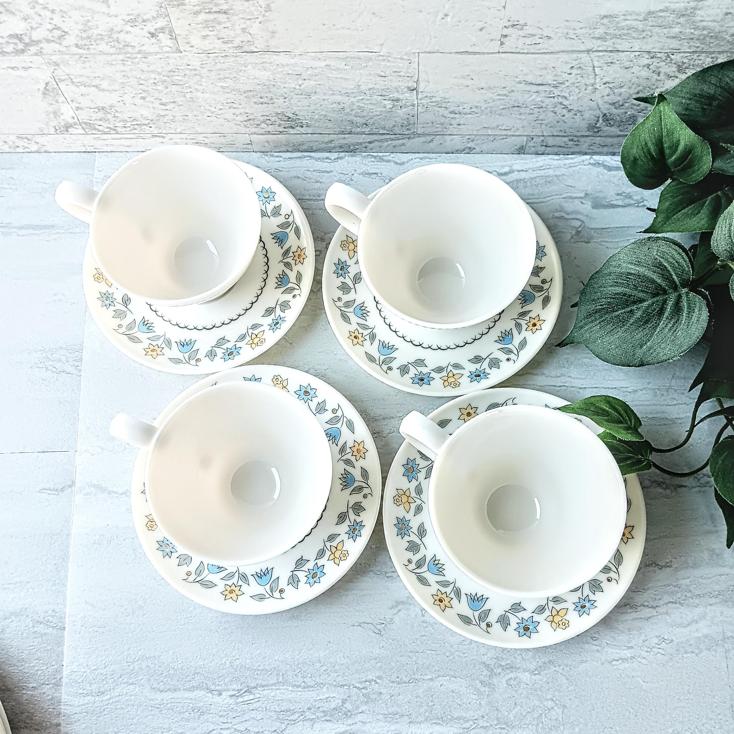 Vintage Lenox Ware Melamine Dinnerware Set: 1950s Tulip Floral