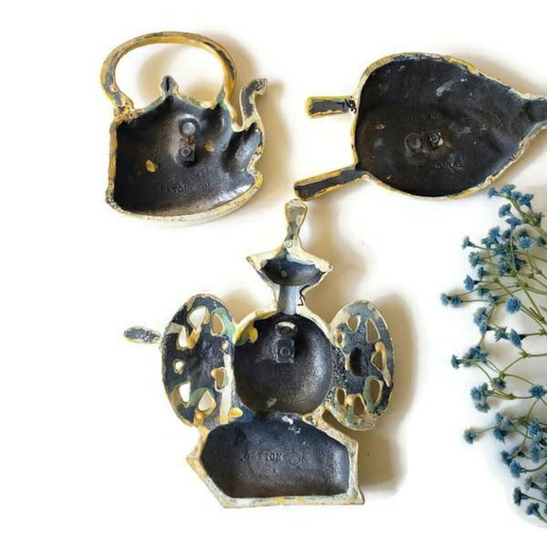 6 Piece Sexton Cast Aluminum Kitchen Wall Decor/ Vintage Etsy