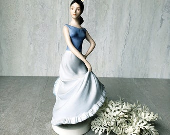 Vintage Royal Dux Bohemia Porcelain Lady Figurine/The Spanish Dancer/ Hand Painted in Czechoslovakia/ 22179/