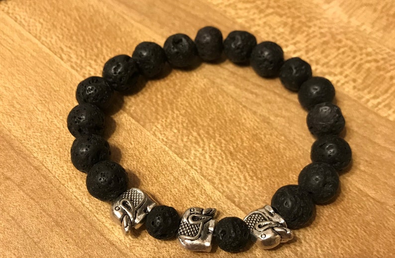 etsy lava rock bracelet