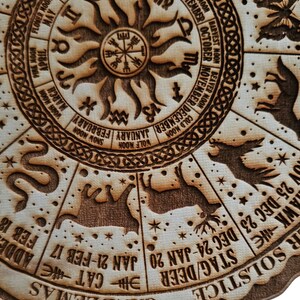 Celtic Animal Zodiac calendar Wheel image 7