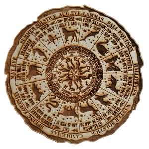 Celtic Animal Zodiac calendar Wheel image 1