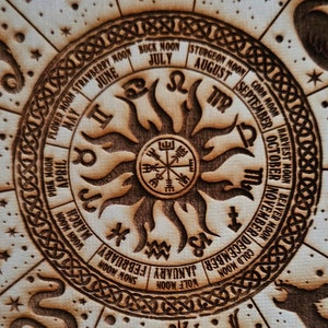 Celtic Animal Zodiac calendar Wheel image 5