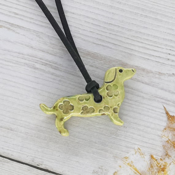 sausage dog pendant