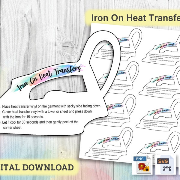 Iron on Transfers Etsy