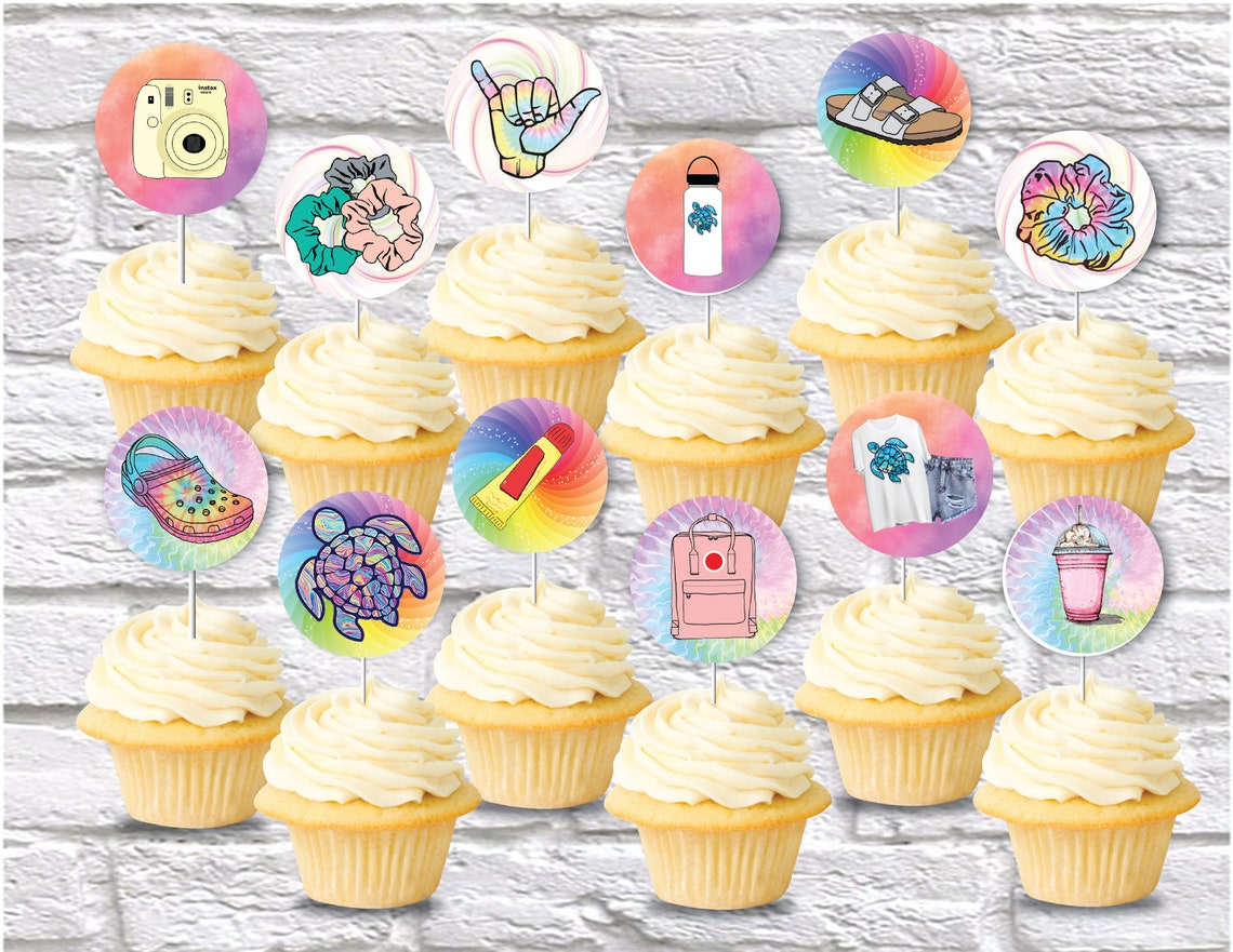 VSCO Girl Cupcake Toppers VSCO Birthday Party Printable Vsco Etsy vsco-girl-cupcake-toppers-vsco-birthday-party-printable-vsco-etsy