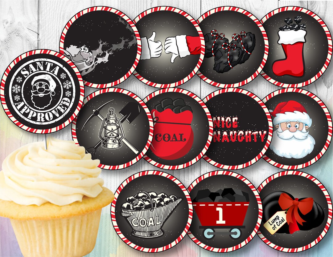 christmas-lump-of-coal-cupcake-toppers-coal-stickers-north-etsy
