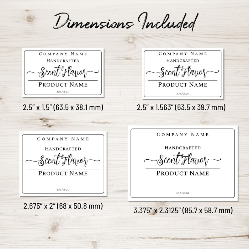 Ingredient Label Template. Front & Back Product Labels. Edit Online ...