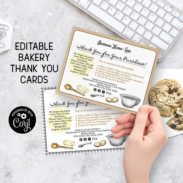 Baking Instructions Template Etsy baking-instructions-template-etsy