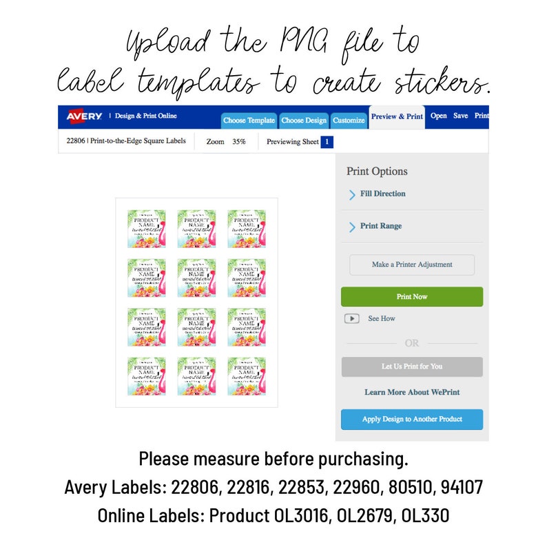 Editable 2 Square Label Tropical Beach Bags Bottles Download /& Print Candles Customize in Corjl Online For Stickers and Jars Soap