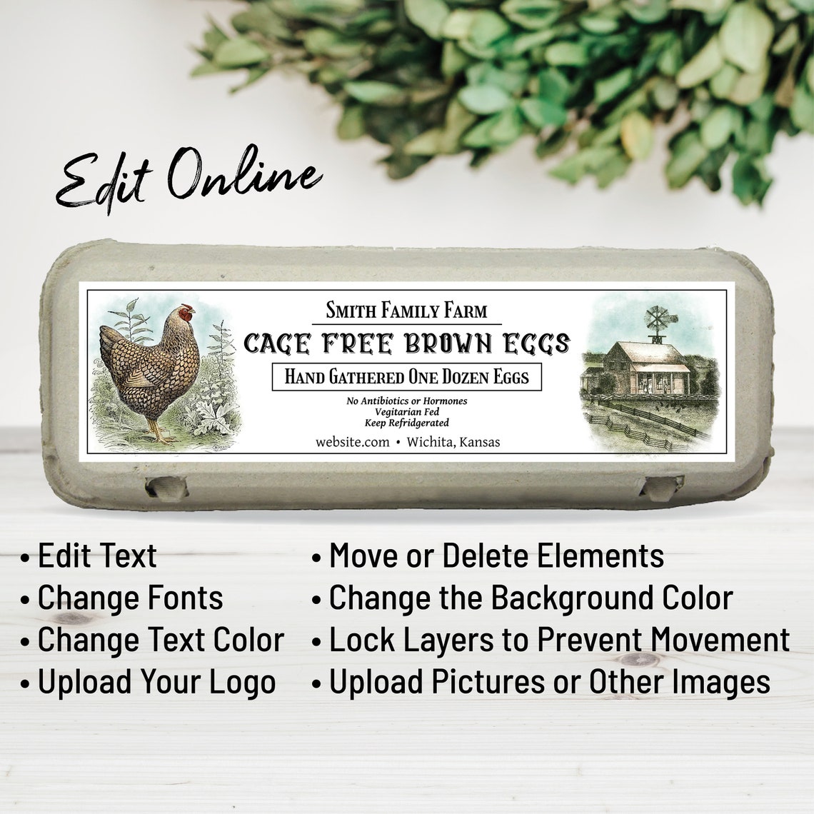 Editable Egg Carton Label. Digital Egg Carton Template. Custom Etsy Editable Egg Carton Label. Digital Egg Carton Template. Custom Etsy