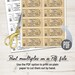 Essential Oil Bottle Label Template Garden Stamp. 10ml 15 Ml ...