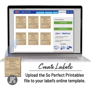 Mason Jar Cookie Mix Label. Editable Chocolate Chip Cookie, Brownie, Christmas Cookie Mason Jar Label. Customize Online, Download & Print. image 5