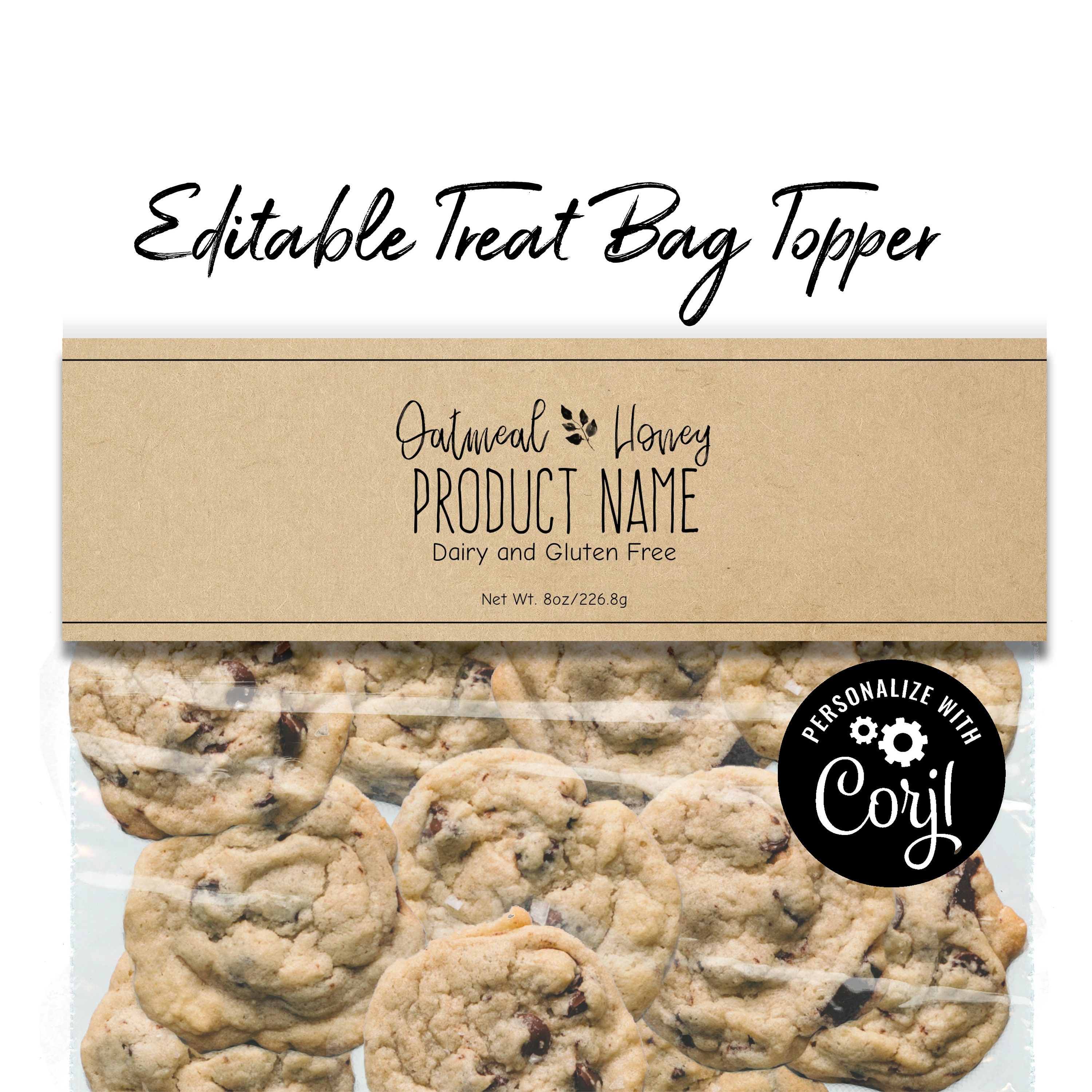 Printed bakery bags Etsy