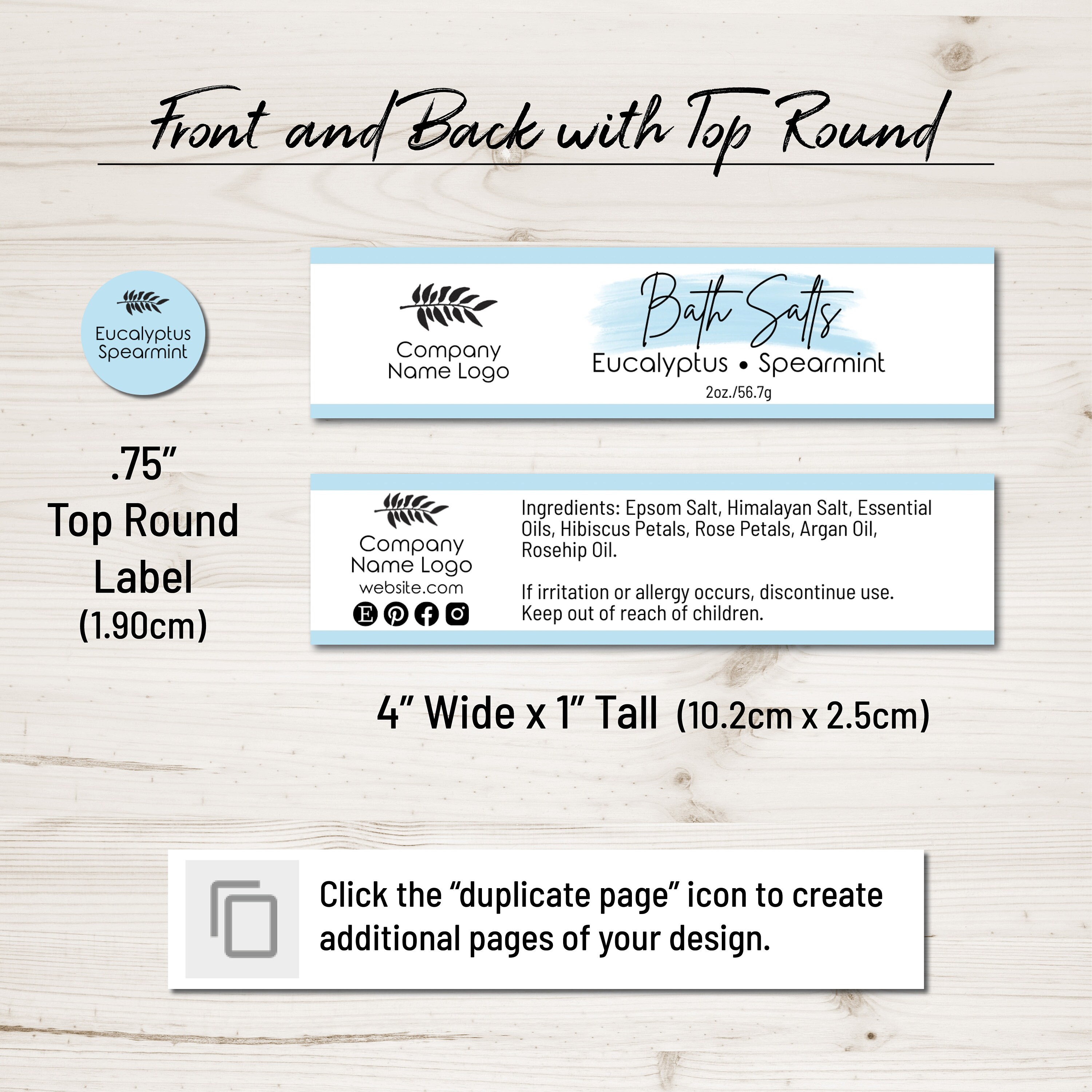 Bath Salts Warning Label