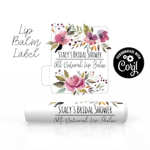 Lip Balm Label Flowers Floral Label. Edit, Personalize, Customize in Corjl, then Download & Print. Chapstick Label. For any scent or flavor.