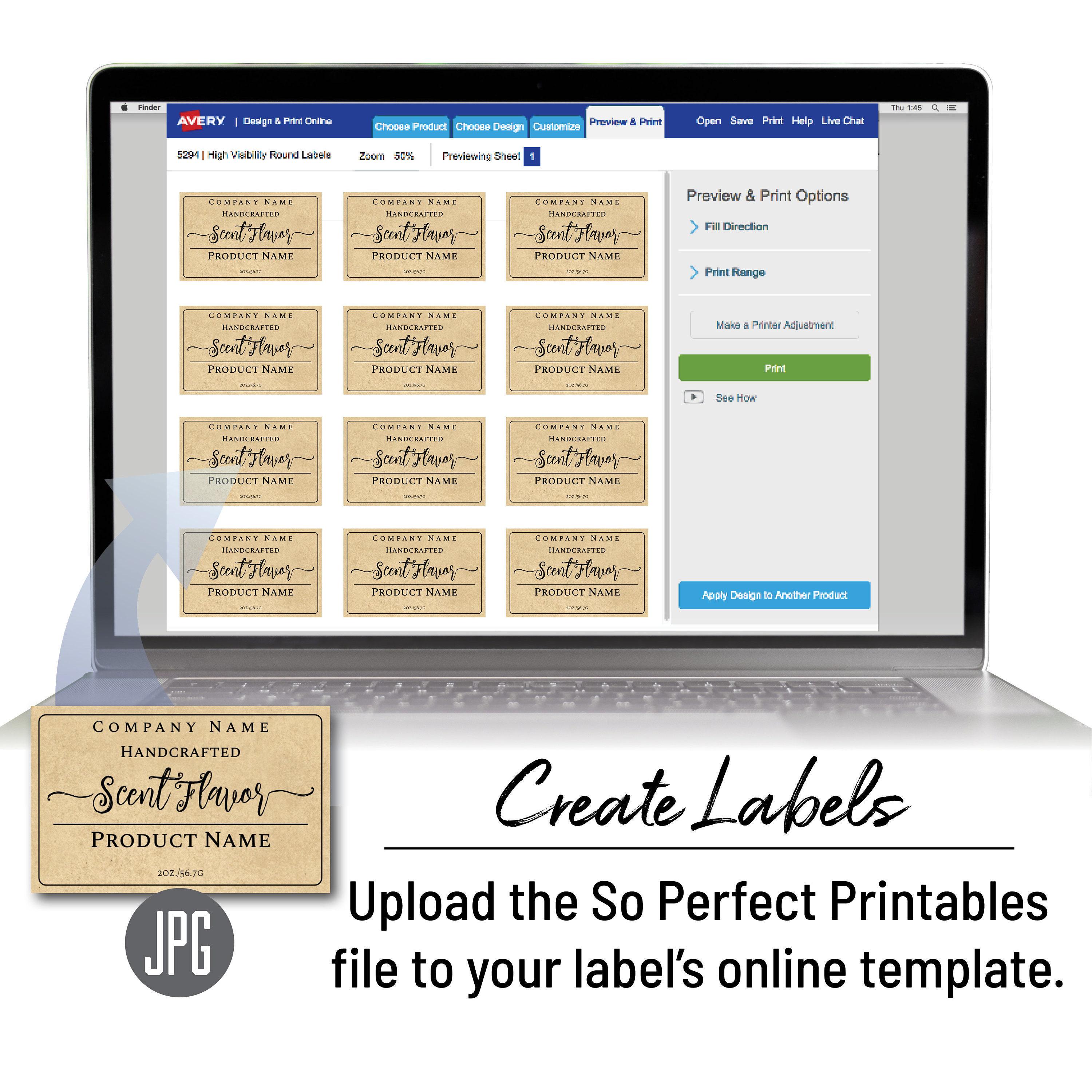 Ingredient Label Template. Front & Back Product Labels. Edit Online ...
