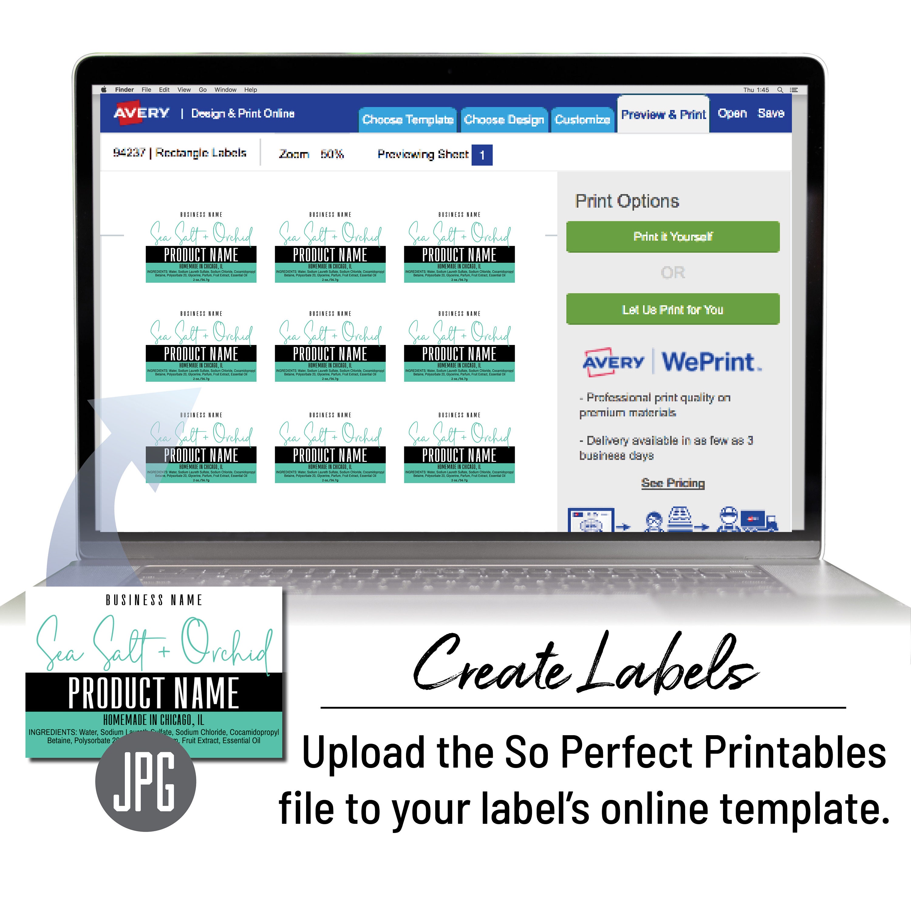 How to create your own labels free