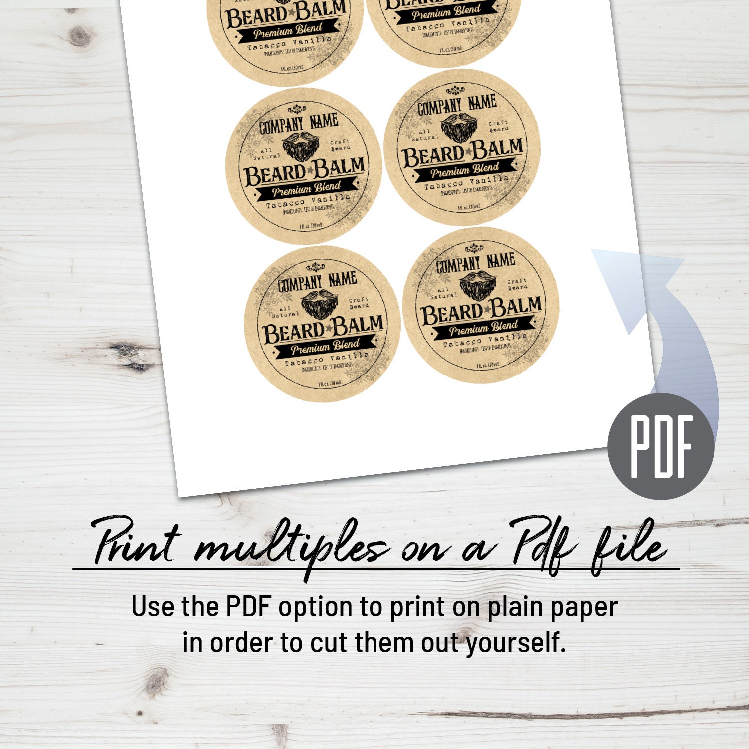 Editable Beard Balm Label Template. Shaving Soap Label. Customize Product Label Online. Download & Print. Labels for Jars, Bottle, and Tins. - Etsy editable-beard-balm-label-template-shaving-soap-label-customize-product-label-online-download-print-labels-for-jars-bottle-and-tins-etsy