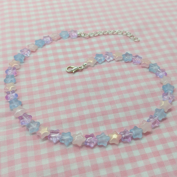 Pastel Stars Choker Necklace