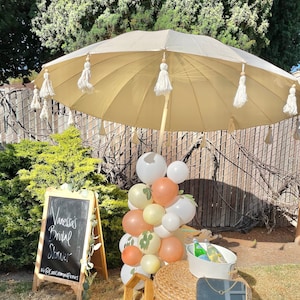 Fringe / Boho / tassels / Patio / Beach / Bali Umbrella
