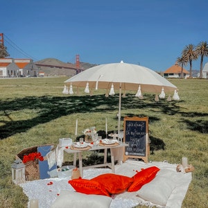 Fringe / Boho / tassels / Patio / Beach / Bali Umbrella image 2