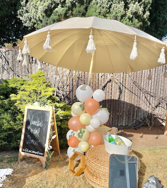 Fringe / Boho / tassels / Patio / Beach / Bali Umbrella