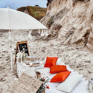 Fringe / Boho / tassels / Patio / Beach / Bali Umbrella