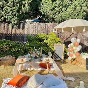 Fringe / Boho / tassels / Patio / Beach / Bali Umbrella image 4